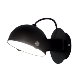 Φωτιστικό Τοίχου-Απλίκα Led Hemi 4205801 Black Viokef Μέταλλο