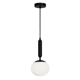 Φωτιστικό Οροφής Anouk 4228601 Black Viokef Μέταλλο,Γυαλί