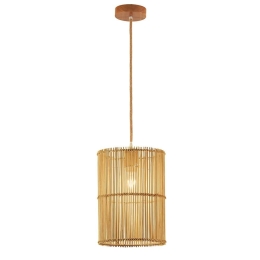 Φωτιστικό Οροφής Leta 4228100 Natural Viokef Ξύλο