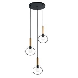 Φωτιστικό Οροφής Star 4230400 Black-Gold Viokef Μέταλλο
