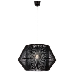 Φωτιστικό Οροφής Zaira 4198101 Black Viokef Σχοινί