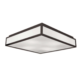 Φωτιστικό Οροφής - Πλαφονιέρα L400X400 Figaro 4118101 Wenge Viokef Μέταλλο
