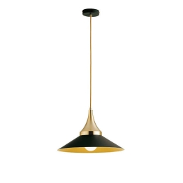Φωτιστικό Οροφής Menta 4241301 D400 Black-Gold Viokef Μέταλλο