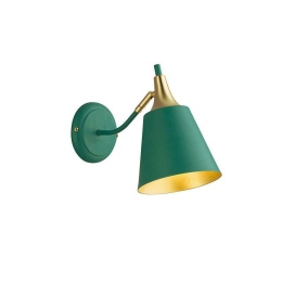 Φωτιστικό Τοίχου - Απλίκα Menta 4241600 Green-Gold Viokef Μέταλλο