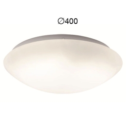 Φωτιστικό Οροφής - Πλαφονιέρα Disk 4154600 D400 Opal Viokef Γυαλί