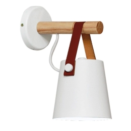 Φωτιστικό Τοίχου-Απλίκα Vetra 4231600 White Viokef Μέταλλο,Ξύλο