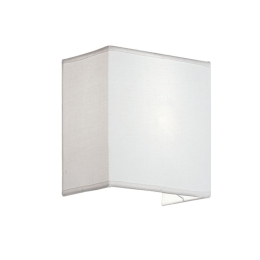 Φωτιστικό Τοίχου-Απλίκα Linea 4123800 White Viokef Ύφασμα