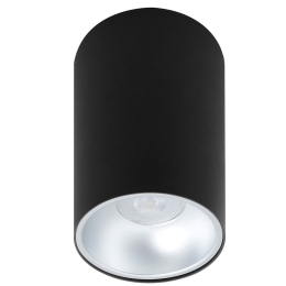 Φωτιστικό Οροφής - Σποτ Led Round Jhonny 4240801 Black Viokef Αλουμίνιο