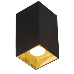 Φωτιστικό Οροφής - Σποτ Led Sq Glam 4240501 Black Viokef Αλουμίνιο