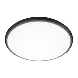 Φωτιστικό Οροφής - Πλαφονιέρα Roni 4243000 IP54 D320 Black-White Viokef Αλουμίνιο