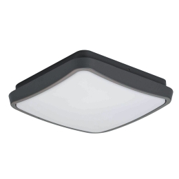 Φωτιστικό Οροφής - Πλαφονιέρα Tibuok L220X220 IP54 4197700 Anthracite Viokef