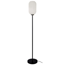 Φωτιστικό Δαπέδου Astor 4257800 E27 White-Black Viokef Μέταλλο,Γυαλί
