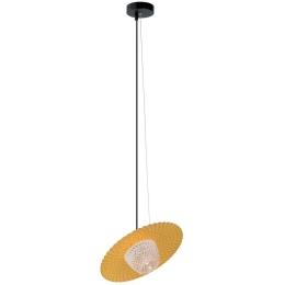 Φωτιστικό Οροφής Carmen 4246600 G9 Black-Gold Viokef Μέταλλο,Γυαλί