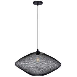 Φωτιστικό Οροφής Electra 4251600 Φ520 E27 Black Viokef Μέταλλο