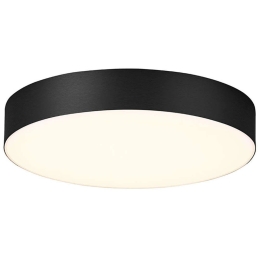 Φωτιστικό Οροφής - Πλαφονιέρα Bruce 4235302 Led Black Viokef Μέταλλο,Γυαλί