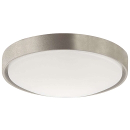 Φωτιστικό Οροφής - Πλαφονιέρα Yara 4199601 Φ300 Led White-Silver Viokef Μέταλλο,Γυαλί