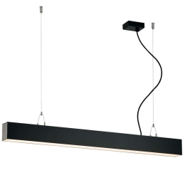 Φωτιστικό Οροφής - Ράγα Station 3911-0013-3-B-N 90cm 3000K Led Black Viokef Μέταλλο,Αλουμίνιο