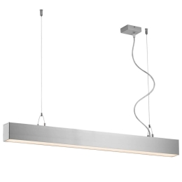 Φωτιστικό Οροφής - Ράγα Station 3911-0013-4-U-N 90cm 4000K Led Aluminum Silver Viokef Μέταλλο,Αλουμίνιο