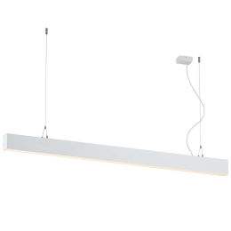 Φωτιστικό Οροφής - Ράγα Station 3911-0014-4-W-N 150cm 4000K Led White Viokef Μέταλλο,Αλουμίνιο