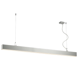 Φωτιστικό Οροφής - Ράγα Station 3911-0015-3-U-N 180cm 3000K Led Aluminum Silver Viokef Μέταλλο,Αλουμίνιο