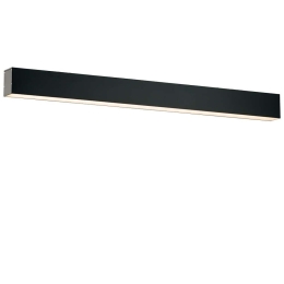 Φωτιστικό Τοίχου - Απλίκα Station 3911-0213-3-B-N 90cm 3000K Led Black Viokef Μέταλλο,Αλουμίνιο