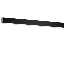 Φωτιστικό Τοίχου - Απλίκα Station 3911-0214-3-B-N 150cm 3000K Led Black Viokef Μέταλλο,Αλουμίνιο