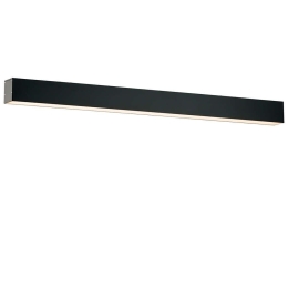 Φωτιστικό Τοίχου - Απλίκα Station 3911-0215-4-B-N 180cm 4000K Led Black Viokef Μέταλλο,Αλουμίνιο