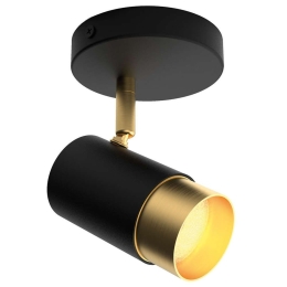 Φωτιστικό Οροφής - Σποτ Ziggy 4252400 GU10 L:109XH:140 Black-Gold  Viokef Αλουμίνιο