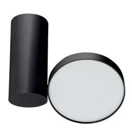 Φωτιστικό Οροφής - Σποτ Markos 4208201 Led Φ22,5x15,3x15,5cm Black Viokef Αλουμίνιο