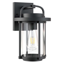 Φωτιστικό Τοίχου - Απλίκα Kimolos 4255200 D:177XH:288 Black Viokef