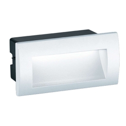 Φωτιστικό Τοίχου - Απλίκα Χωνευτή Riva 4124901 Led 14x7cm White Viokef