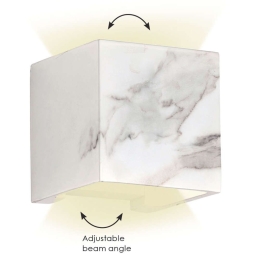Φωτιστικό Τοίχου - Απλίκα Davos 4202802 W:140XH:140 White Viokef