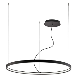 Φωτιστικό Οροφής Verdi 4224401 116x500cm Led 4200Lm 63W 4000K Black Viokef Αλουμίνιο