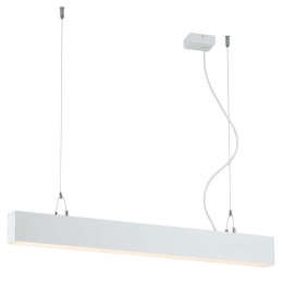 Φωτιστικό Οροφής - Ράγα Station Ultra 3911-0020-3-W-N 114x120cm Led 5130Lm 30W 3000K White Viokef Αλουμίνιο