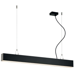 Φωτιστικό Οροφής - Ράγα Station Ultra 3911-0022-4-B-N 226x120cm Led 10800Lm 59W 4000K Black Viokef Αλουμίνιο