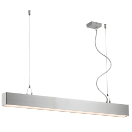 Φωτιστικό Οροφής - Ράγα Station Ultra 3911-0023-3-U-N 282x120cm Led 12825Lm 73W 3000K Silver Viokef Αλουμίνιο