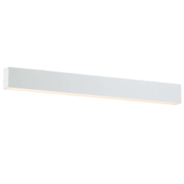 Φωτιστικό Οροφής - Ράγα Station Ultra 3911-0120-4-W-N 114x7,5cm Led 5400Lm 30W 4000K White Viokef Αλουμίνιο