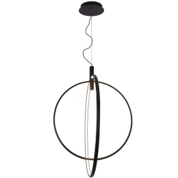 Φωτιστικό Οροφής Step 4280500 Φ62x240cm Led 2154lm 43W Black Viokef
