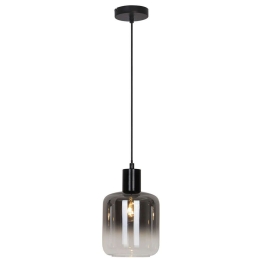 Φωτιστικό Οροφής Adam 4278200 Φ18x132cm 1xE27 60W Black-Smoke Viokef