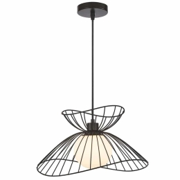 Φωτιστικό Οροφής Belinda 4275100 Φ45x150cm 1xE27 40W Black-White Viokef