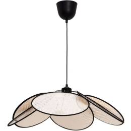 Φωτιστικό Οροφής Margaret 4278800 Φ70x150cm 1xE27 40W Natural-Black Viokef