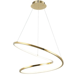 Φωτιστικό Οροφής Satellite 4281300 Φ60x120cm Led 1330lm 41W Lm Gold Viokef
