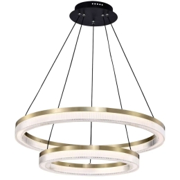 Φωτιστικό Οροφής Happiness 4273900 Φ60x150cm Led 3740lm 43,6W Black-Gold Viokef