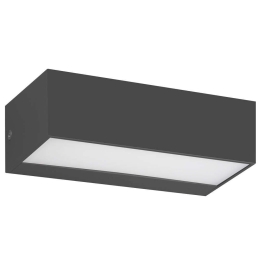 Φωτιστικό Τοίχου-Απλίκα Sifnos 4282900 17x4,6cm Led 530lm 10W Dark Grey Viokef