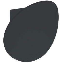 Φωτιστικό Τοίχου-Απλίκα Corto 4285301 Φ18cm Led 541lm 7W Black Viokef