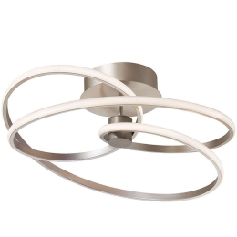 Φωτιστικό Οροφής-Πλαφονιέρα Cort 4275600 52x21cm Led 2219lm 40W Silver Viokef