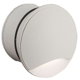 Φωτιστικό Τοίχου Χωνευτό Ithaki 4261900 Φ6,5cm Led 130lm 3W White Viokef
