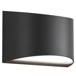 Φωτιστικό Τοίχου - Απλίκα Fun 4293800 20,4x9,2x12,8cm Led 686lm 13W 3000K Dark Grey Viokef