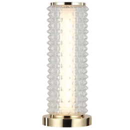 Φωτιστικό Επιτραπέζιο Irma 4294800 Φ18x44cm Led 1600lm 19W 3000K Clear-Gold