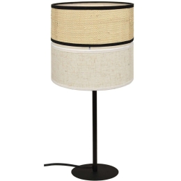 Φωτιστικό Επιτραπέζιο Andaman 4296700 Φ20x43,5cm 1xE27 40W Natural-Black Viokef